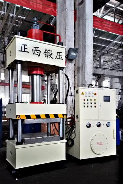 江蘇徐州客戶定制的160噸四柱液壓機，由液壓機供應商成都正西液壓機圓滿交貨，祝賀！